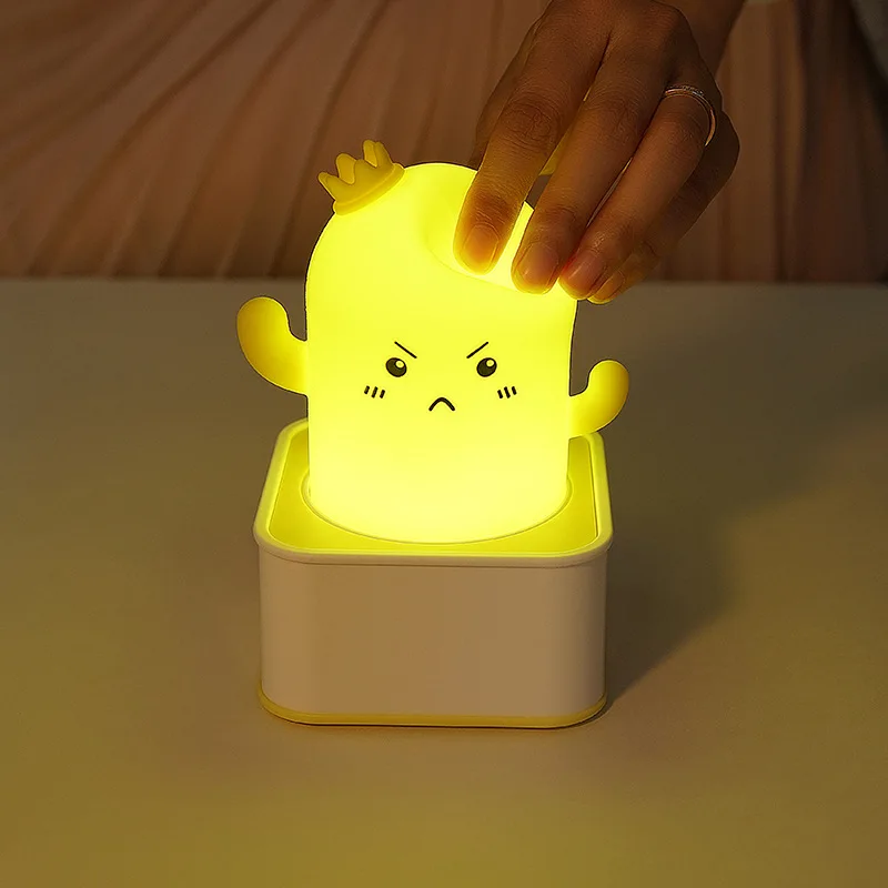 JXSFLYE Intelligence Colorful Silica Gel Cactus Small Night Light Bedside Feeding Baby light Children's Sleep Creative Pat Lamps
JXSFLYE Intelligence Colorful Silica Gel Cactus Small Night Light Bedside Feeding Baby light Children's Sleep Creative Pat Lamps