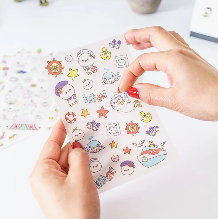 6 Sheets/Pack Cute Kawaii Pet Decoration Scrapbooking Stickers Transparent PVC Stationery Planner Stickers
6 Sheets/Pack Cute Kawaii Pet Decoration Scrapbooking Stickers Transparent PVC Stationery Planner Stickers