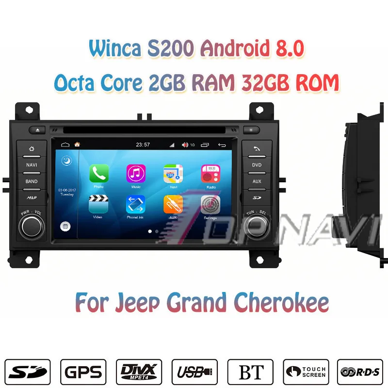 Topnavi Octa Core 7" S200 Android 8.0 Car DVD Multimedia Player Video for Jeep Grand Cherokee Radio Stereo 2DIN GPS Navigation
Topnavi Octa Core 7" S200 Android 8.0 Car DVD Multimedia Player Video for Jeep Grand Cherokee Radio Stereo 2DIN GPS Navigation