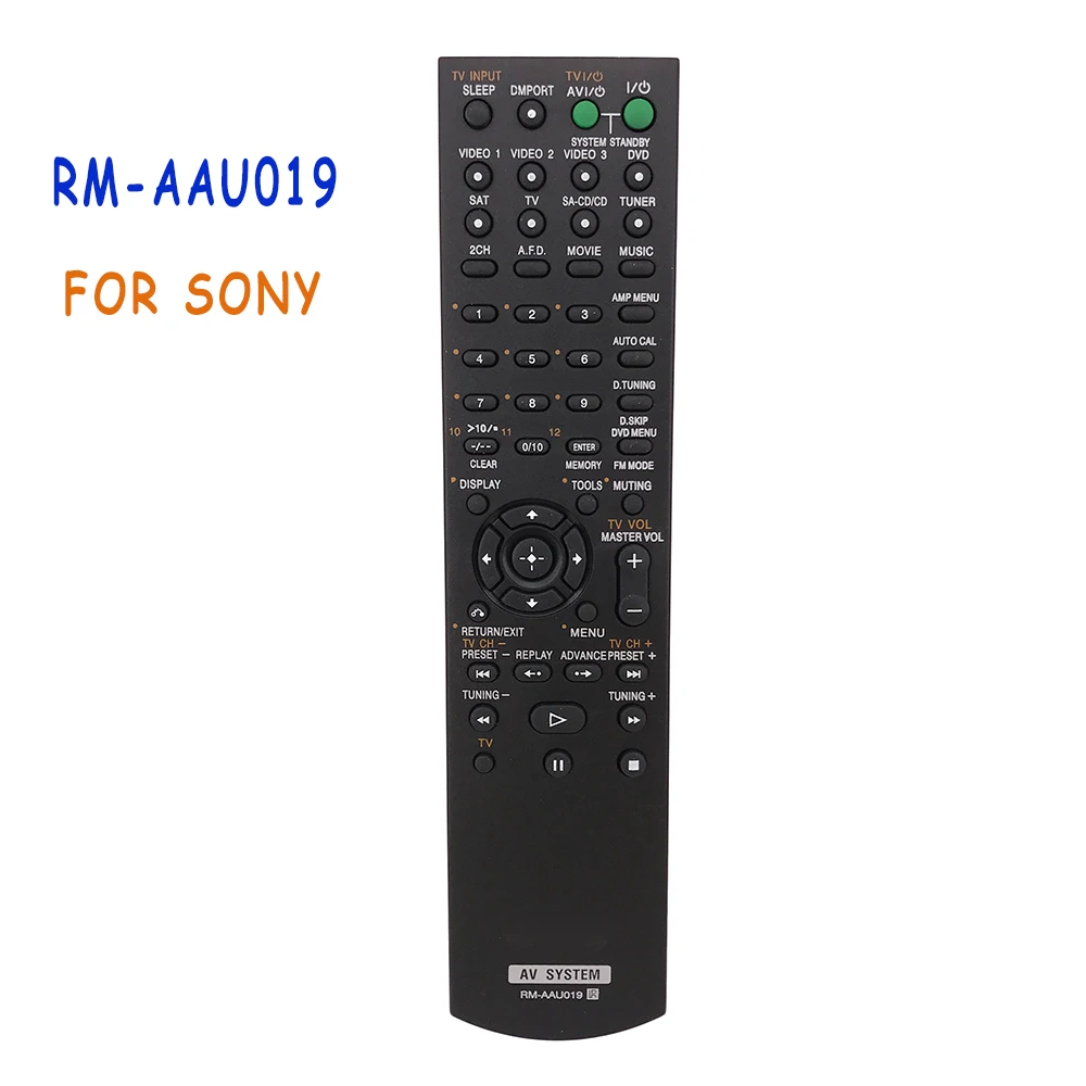 New Remote Control Replace For Sony RM-AAU019 RM-AAU005 RM-AAU013 RM-AAU025 AV SYSTEM HT-DDW670 HT-DDW670T STR-K670P HT-DDW1600
New Remote Control Replace For Sony RM-AAU019 RM-AAU005 RM-AAU013 RM-AAU025 AV SYSTEM HT-DDW670 HT-DDW670T STR-K670P HT-DDW1600