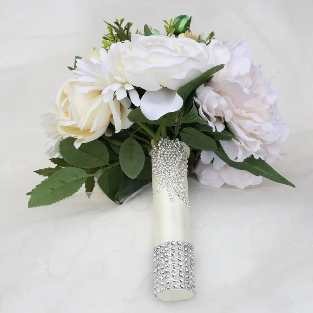 H&S BRIDAL Hot Sale Wedding Bouquet with crystal Wedding Gift Vintage Bridesmaid Bridal Flowers Bridal Brooch Fake De Mariage
H&S BRIDAL Hot Sale Wedding Bouquet with crystal Wedding Gift Vintage Bridesmaid Bridal Flowers Bridal Brooch Fake De Mariage