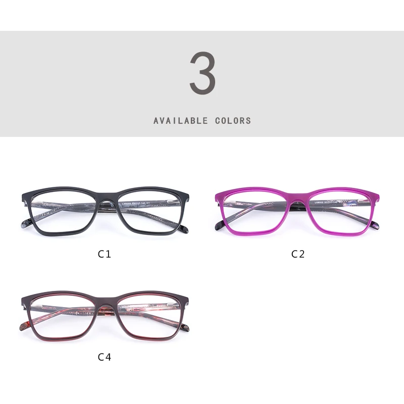 Women TR90 Eyewear Frame Optical Clear Fashion Brand Designer Square Myopia Eyeglasses Frame #LS8002
Women TR90 Eyewear Frame Optical Clear Fashion Brand Designer Square Myopia Eyeglasses Frame #LS8002
