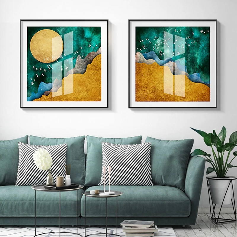 Nordic Sunrise Green Forest Canvas Painting Abstract Poster n Print Wall Art Picture For Living Room Studio Aisle Unique Gift
Nordic Sunrise Green Forest Canvas Painting Abstract Poster n Print Wall Art Picture For Living Room Studio Aisle Unique Gift