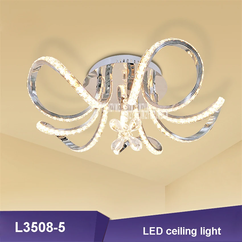 L3508-5 LED Art Flowers Crystal Lamp European-style Home Modern LED Ceiling Light For Living Room Bedroom Lighting 110V/220V 65W
L3508-5 LED Art Flowers Crystal Lamp European-style Home Modern LED Ceiling Light For Living Room Bedroom Lighting 110V/220V 65W