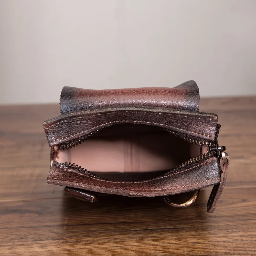 Crazy Horse Leather Male Casual Design Mini Messenger Crossbody bag Fashion Fanny Belt Waist bag Travel 7" Pouch Men 021
Crazy Horse Leather Male Casual Design Mini Messenger Crossbody bag Fashion Fanny Belt Waist bag Travel 7" Pouch Men 021