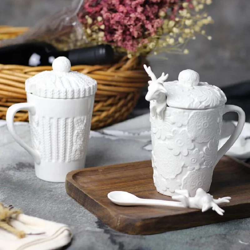 Christmas Mug White Deer Relief Coffee Mugs 350ML Tea Cup Ceramic Beer Milk Mug New Year Christmas Gift
Christmas Mug White Deer Relief Coffee Mugs 350ML Tea Cup Ceramic Beer Milk Mug New Year Christmas Gift