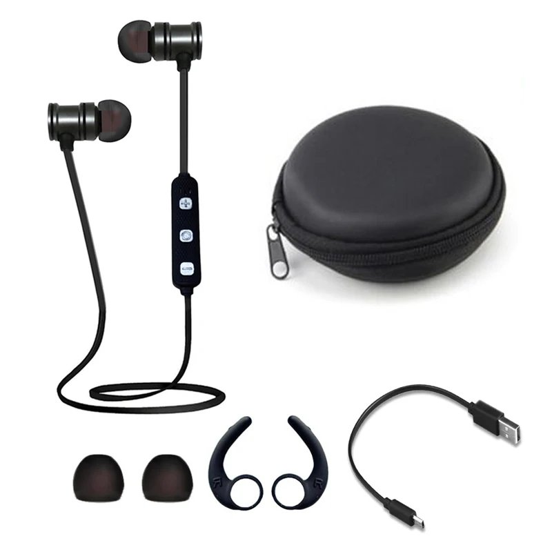 Bluetooth наушники магнитные спортивные беспроводной 4 1 стерео гарнитура с Micphone