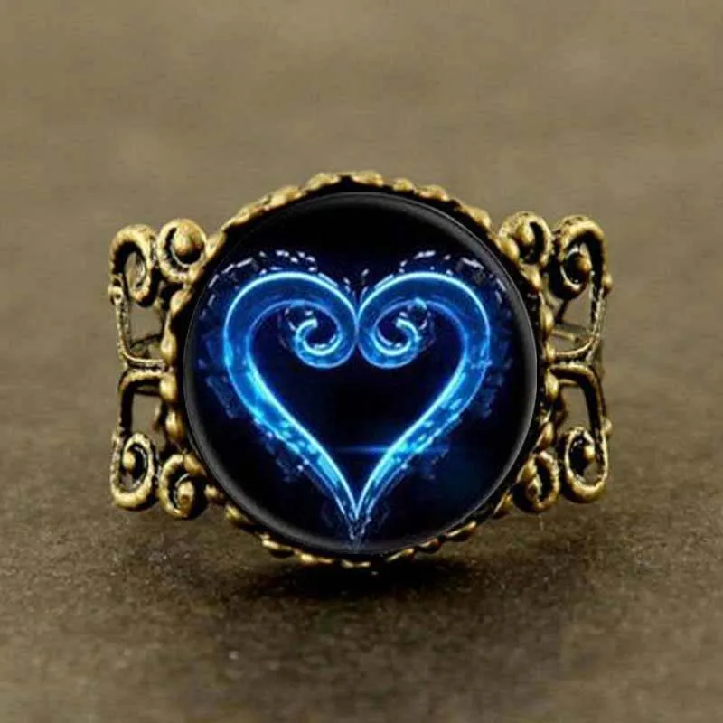 JP Anime Kingdom Hearts Emblem Symbol Mens Ring brass steel Ring steampunk Jewelry Gift women
JP Anime Kingdom Hearts Emblem Symbol Mens Ring brass steel Ring steampunk Jewelry Gift women