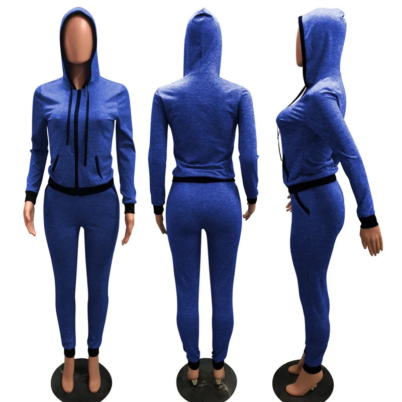 Women Two Piece Set Spring Autumn Zipper Long Sleeve Hoodies Sweatshirts and Long Pants Pockets Casual Tracksuit Fitness Outfit
Women Two Piece Set Spring Autumn Zipper Long Sleeve Hoodies Sweatshirts and Long Pants Pockets Casual Tracksuit Fitness Outfit
