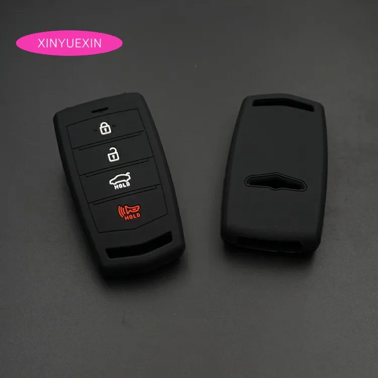 Xinyuexin Silicone Rubber Car Key Case Cover for Hyundai Genesis 4buttons Smart Remote Keyless Enter Car-styling Key Fob
Xinyuexin Silicone Rubber Car Key Case Cover for Hyundai Genesis 4buttons Smart Remote Keyless Enter Car-styling Key Fob
