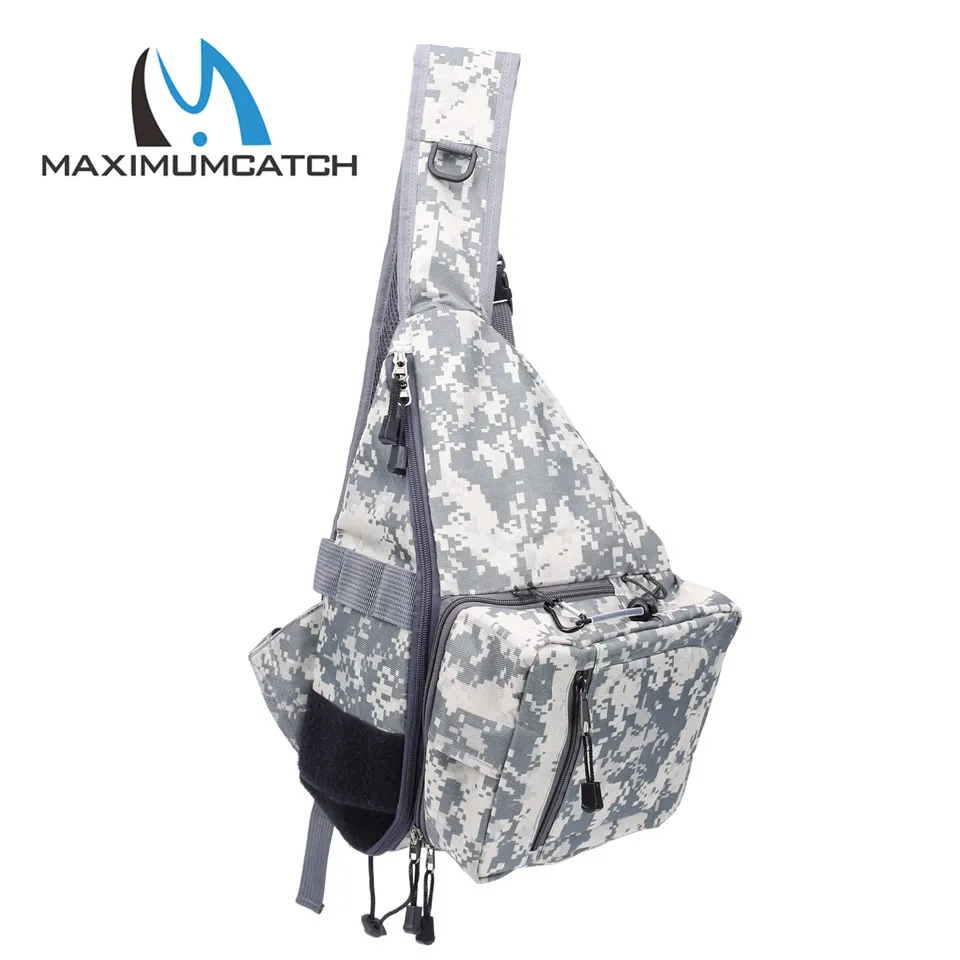 Maximumcatch V-Loc Canvas Fly Fishing Sling Shoulder Bag Camo Color Durable Fishing Tackle Bag
Maximumcatch V-Loc Canvas Fly Fishing Sling Shoulder Bag Camo Color Durable Fishing Tackle Bag
