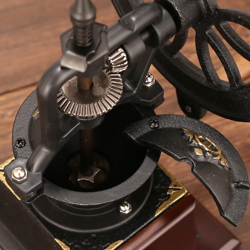 Large Wheel Hand Coffee Bean Grinder Household Manual Coffee Machine Grinding Apparatus Retro Labor-saving Grinder Dustproof
Large Wheel Hand Coffee Bean Grinder Household Manual Coffee Machine Grinding Apparatus Retro Labor-saving Grinder Dustproof