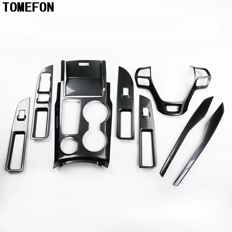 TOMEFON For Ford Explorer 2016 2017 LHD ABS Carbon Fiber Interior Console Steering Gear Shift Storage Box Window Switch Trim
TOMEFON For Ford Explorer 2016 2017 LHD ABS Carbon Fiber Interior Console Steering Gear Shift Storage Box Window Switch Trim
