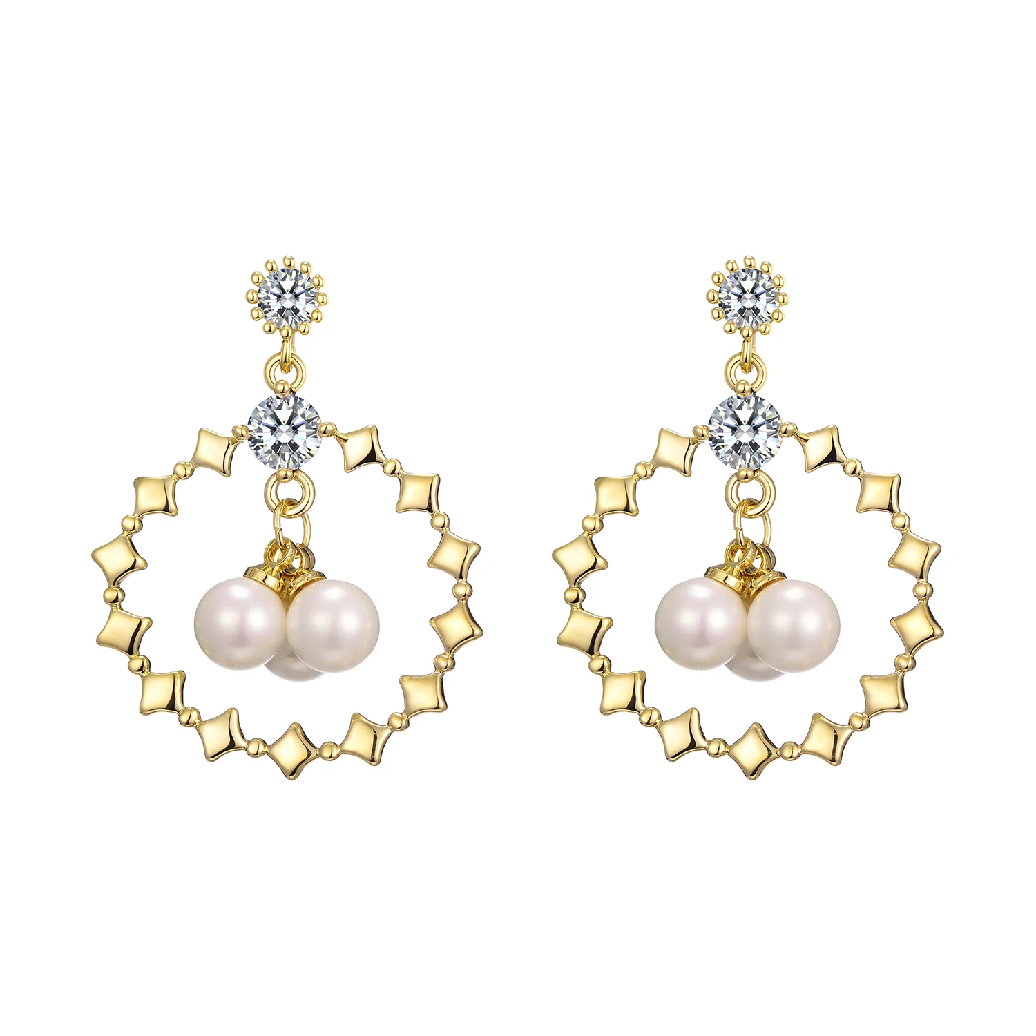 Round Zircon Pearl Christmas Drop Earrings Women New Copper Pendant Earring Fashion Jewelry boucle d'oreille femme 2021
Round Zircon Pearl Christmas Drop Earrings Women New Copper Pendant Earring Fashion Jewelry boucle d'oreille femme 2021