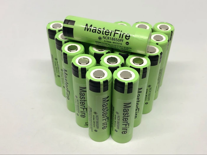 MasterFire 10pcs/lot Original NCR18650PF 18650 3.7V 2900mAh Rechargeable Battery Lithium Batteries 10A Discahrge For Panasonic
MasterFire 10pcs/lot Original NCR18650PF 18650 3.7V 2900mAh Rechargeable Battery Lithium Batteries 10A Discahrge For Panasonic