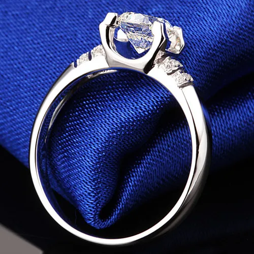 Affordable Jewelry Genuine Lab Diamond Moissanite Ring Jewellery 1CT Moissanite Ring 750 Engagement Women 18K White Gold Wedding
Affordable Jewelry Genuine Lab Diamond Moissanite Ring Jewellery 1CT Moissanite Ring 750 Engagement Women 18K White Gold Wedding