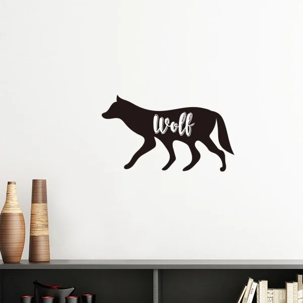 Wolf Black And White Animal Silhouette Removable Wall Sticker Art Decals Mural DIY Wallpaper for Room Decal
Wolf Black And White Animal Silhouette Removable Wall Sticker Art Decals Mural DIY Wallpaper for Room Decal
