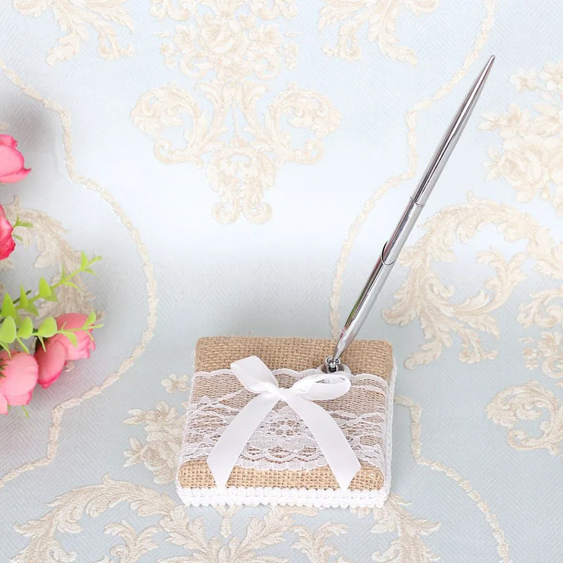 Wedding Accessories Linen Wedding Guest Book And Pen Sets Brand For Wedding Decoration Event Party Supplies
Wedding Accessories Linen Wedding Guest Book And Pen Sets Brand For Wedding Decoration Event Party Supplies