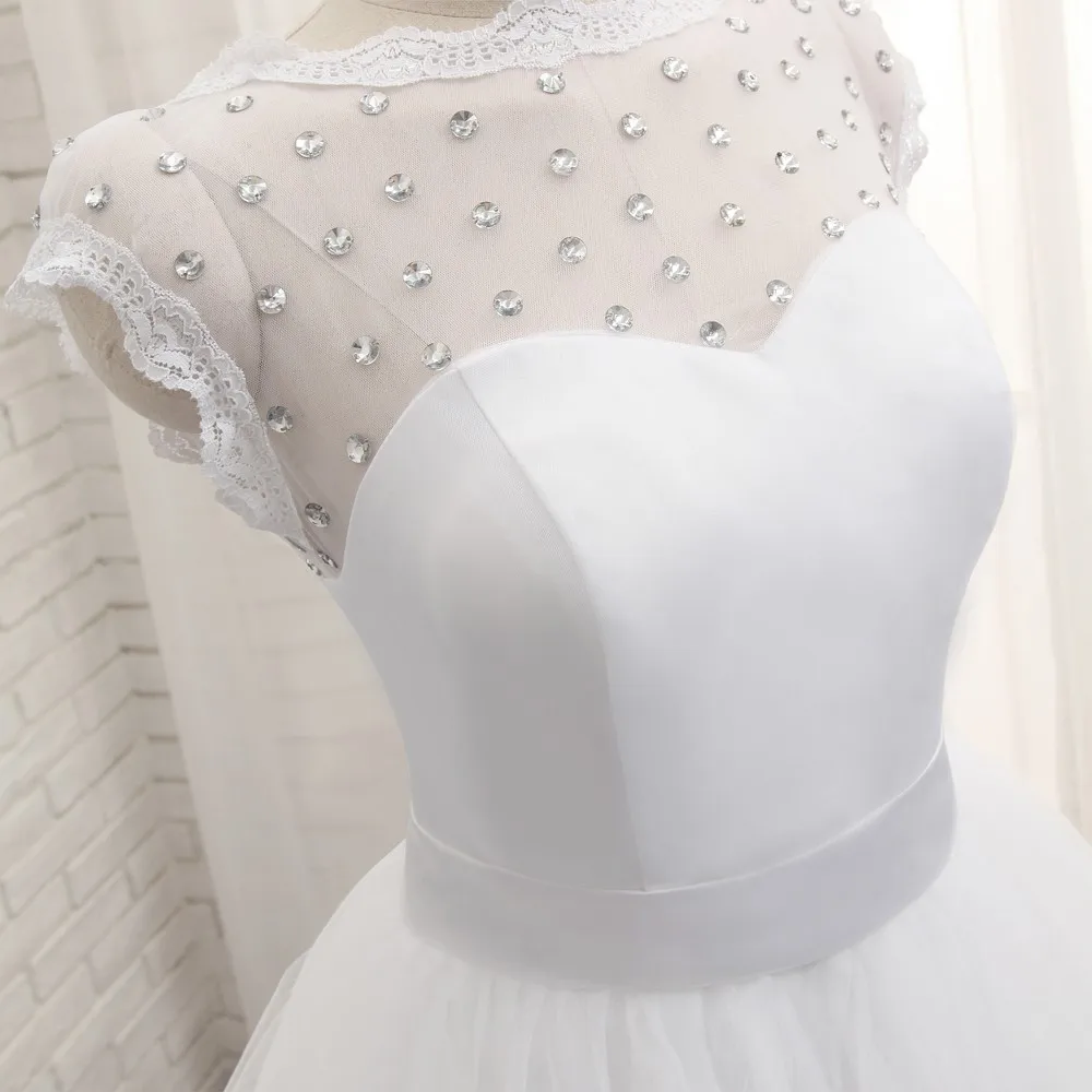 Vestido De Noiva Short Wedding Dresses A-line Tea Length Tulle Crystals Bow Backless Vintage Wedding Gown Bridal Dresses
Vestido De Noiva Short Wedding Dresses A-line Tea Length Tulle Crystals Bow Backless Vintage Wedding Gown Bridal Dresses