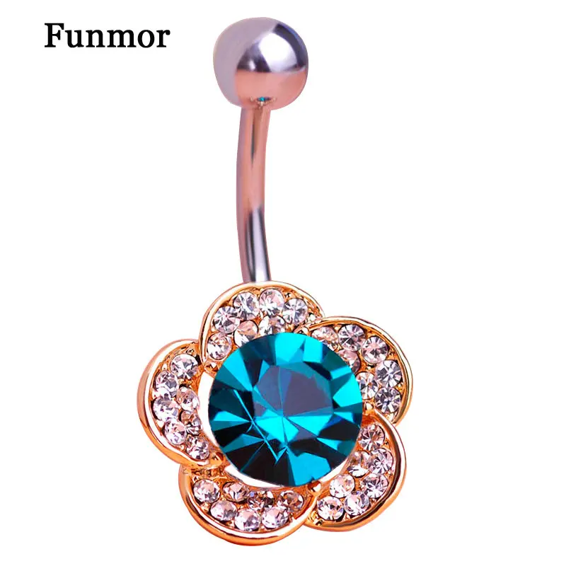 Funmor Austran Crystal Flowers Body Jewelry Piercings Green Zircon Navel Belly Rings Button Piercing Bijoux Free Shipping
Funmor Austran Crystal Flowers Body Jewelry Piercings Green Zircon Navel Belly Rings Button Piercing Bijoux Free Shipping