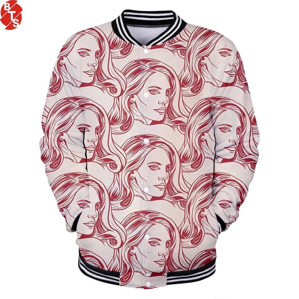 Lana Del Rey 3D Printed Baseball Jackets Women/Men Long Sleeve Fashion Streetwear Jackets 2018 Casual Hot Sale Trendy Clothes
Lana Del Rey 3D Printed Baseball Jackets Women/Men Long Sleeve Fashion Streetwear Jackets 2018 Casual Hot Sale Trendy Clothes