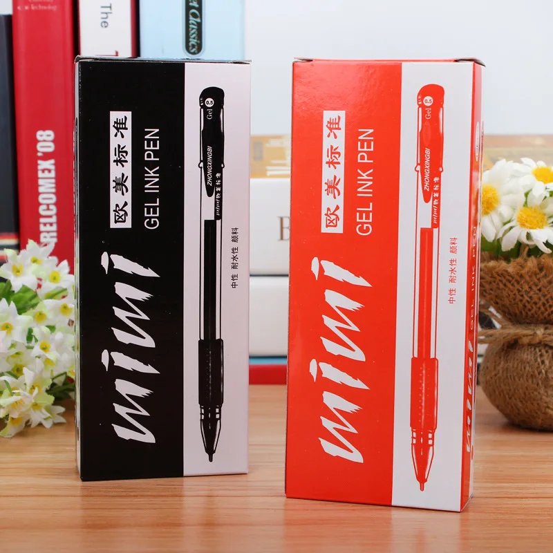 120Pcs Gel Pens 0.5mm Red Black Ink Neutral Pen Writing Pen Student School Office Stationery
120Pcs Gel Pens 0.5mm Red Black Ink Neutral Pen Writing Pen Student School Office Stationery