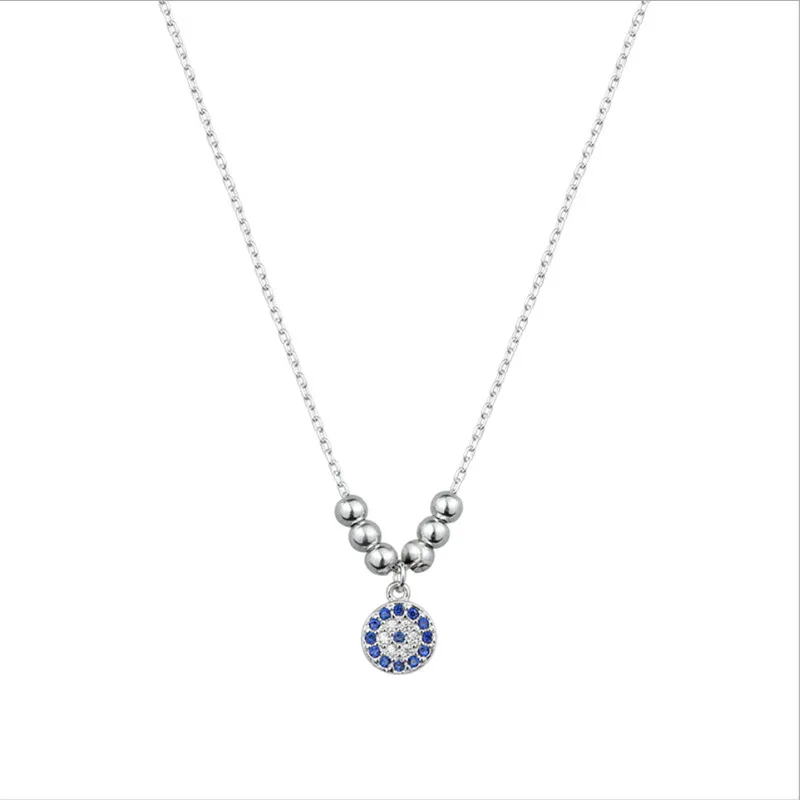 Tibetan Silver Rose Golden Nazar Boncuk Necklaces & Pendants For Women Fashion Lady Evil Eye Zirconia Jewelry Accessories
Tibetan Silver Rose Golden Nazar Boncuk Necklaces & Pendants For Women Fashion Lady Evil Eye Zirconia Jewelry Accessories