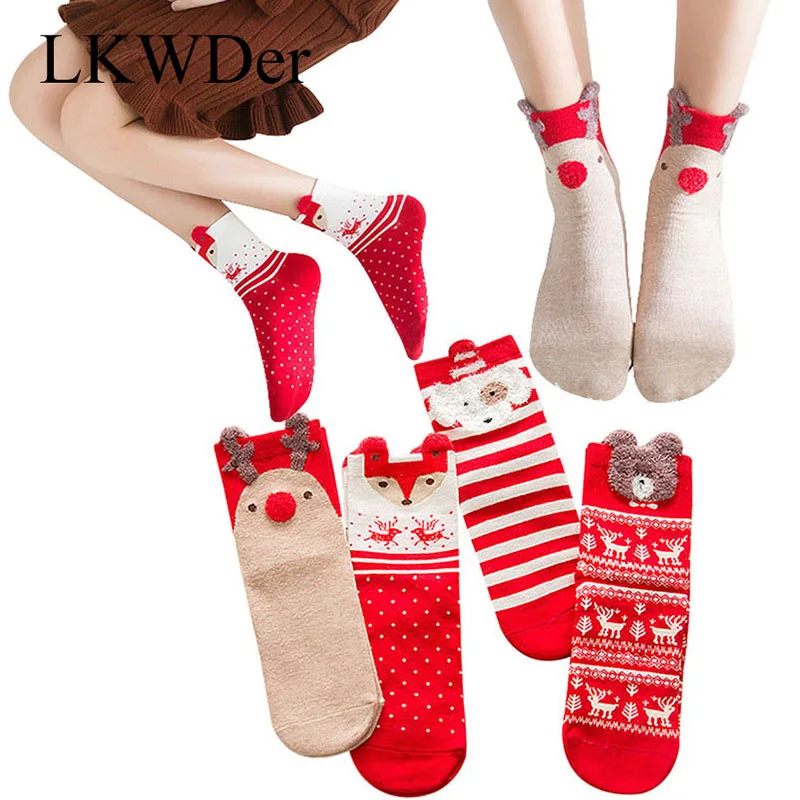 LKWDer High Quality Women's Socks Christmas Cute Santa Claus Deer Winter Meias Hosiery Cotton Warm Socks For Girl Christmas Gift
LKWDer High Quality Women's Socks Christmas Cute Santa Claus Deer Winter Meias Hosiery Cotton Warm Socks For Girl Christmas Gift