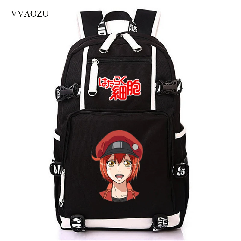 Hataraku Saibou Backpack Women Men Cells At Work Large School Bags For Teenager Boys Girls Students Travel Bag Laptop Backbag
Hataraku Saibou Backpack Women Men Cells At Work Large School Bags For Teenager Boys Girls Students Travel Bag Laptop Backbag