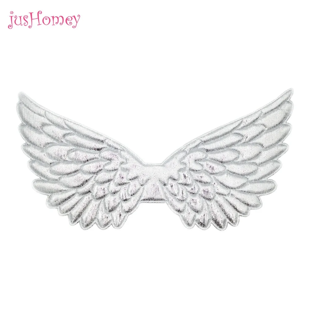 10pcs Large Metallic Silver and Gold Angel Wing Appliques Double Side Fabric Wings 23.5cm for doll Scrapbook Party Decor
10pcs Large Metallic Silver and Gold Angel Wing Appliques Double Side Fabric Wings 23.5cm for doll Scrapbook Party Decor