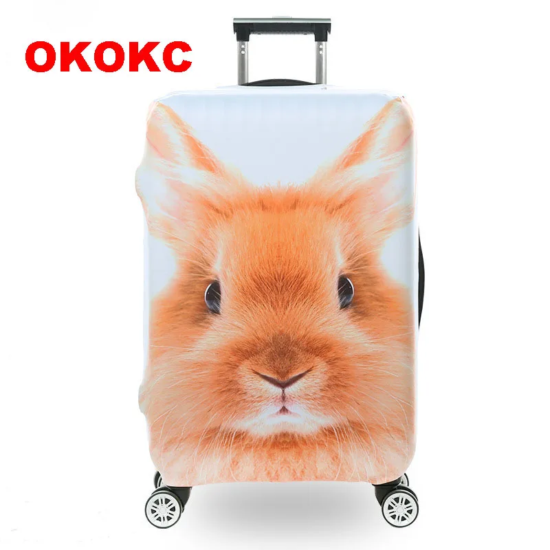 OKOKC милые Защитные чехлы для багажа в виде белки эластичные чемоданы на колесиках