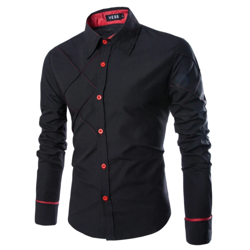 Brand Business Men's Slim Fit Dress shirt Male Long sleeve Striped Shirt camisa masculina Men Shirt Size M-3XL 2019 Spring New Y
Brand Business Men's Slim Fit Dress shirt Male Long sleeve Striped Shirt camisa masculina Men Shirt Size M-3XL 2019 Spring New Y