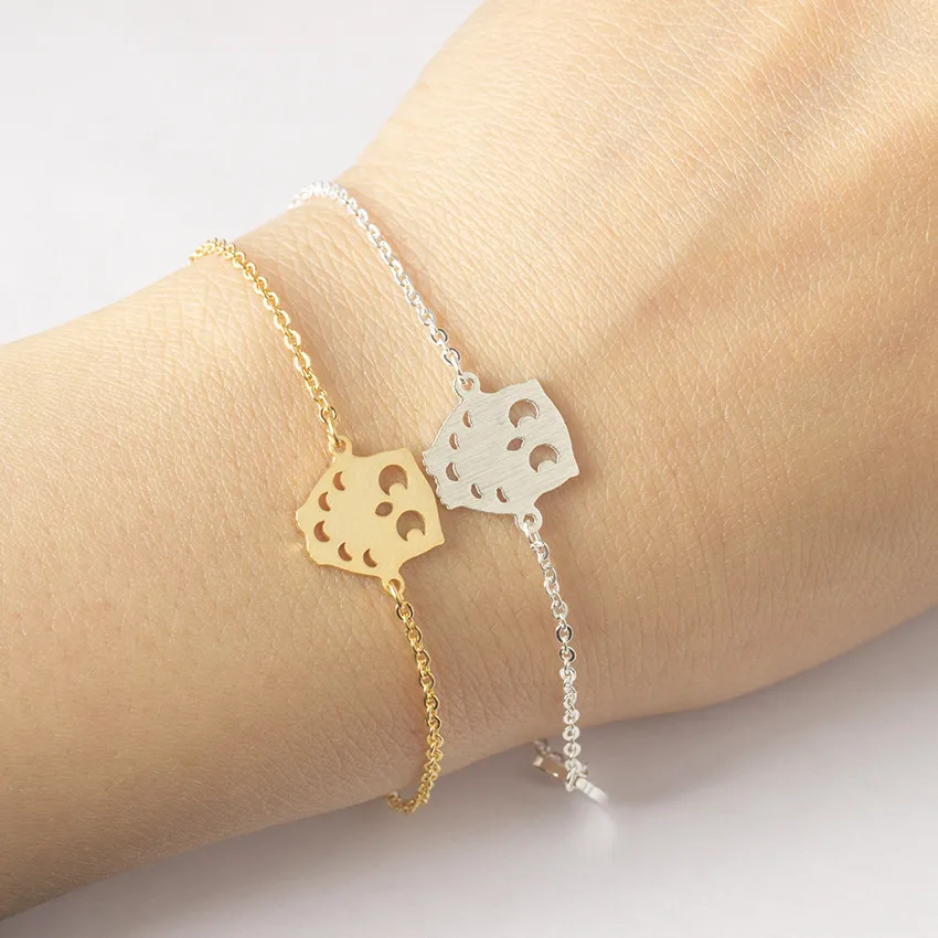 Stainless Steel Cute Owl Bracelets Delicate Simple Women Bangle Exquisite Jewelry Valentine's Day Gift Dropshiping
Stainless Steel Cute Owl Bracelets Delicate Simple Women Bangle Exquisite Jewelry Valentine's Day Gift Dropshiping