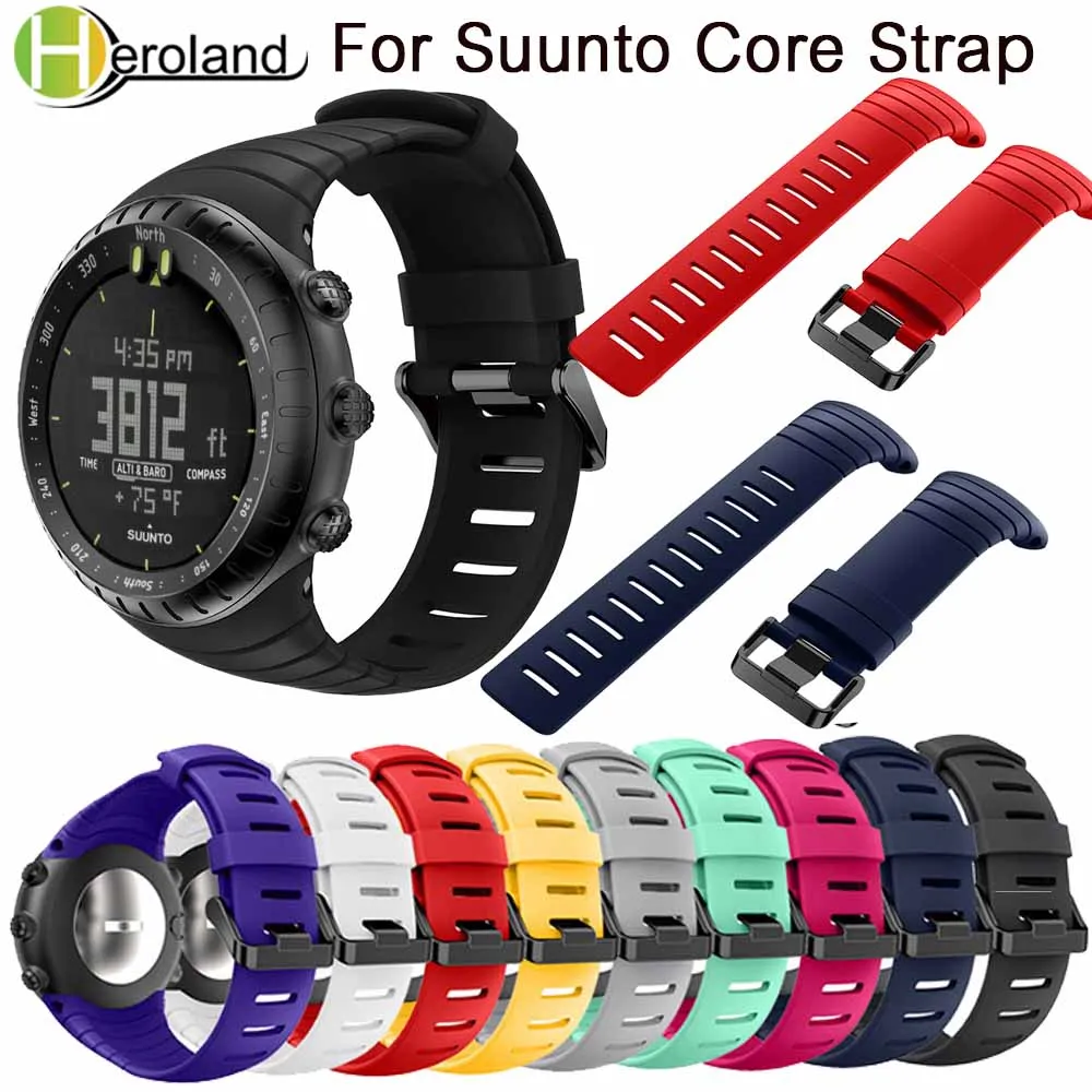 Bracelet outdoors Sports Silicone watch strap For Suunto Core watchBand Smart watch Replacement TPU Strap Wristband Accessories
Bracelet outdoors Sports Silicone watch strap For Suunto Core watchBand Smart watch Replacement TPU Strap Wristband Accessories