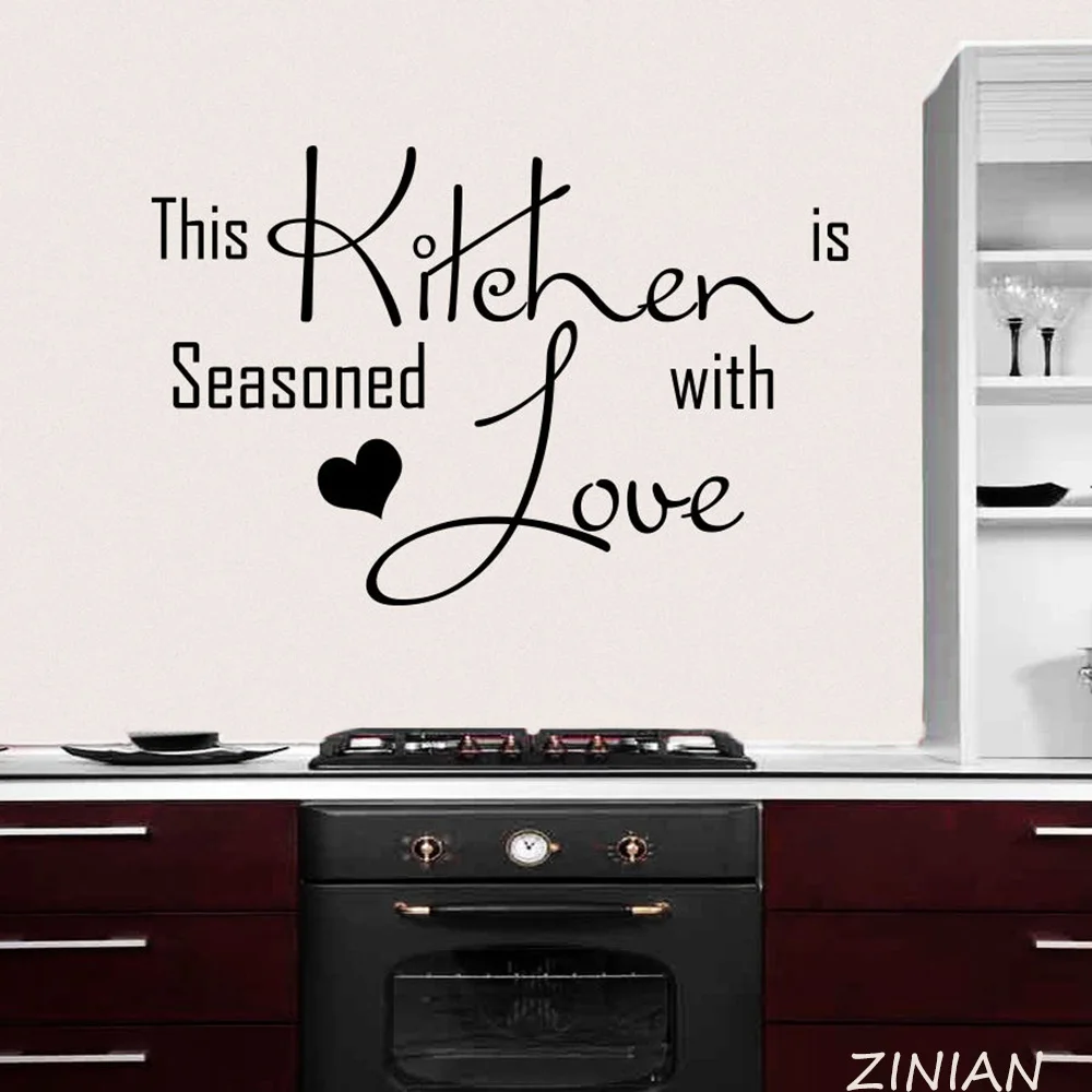 This Kitchen Is Seasoned Wall Decals Kitchen Cafe Waterproof Decor Vinyl Wall Stickers Love Romantic Cozy Home Decoration Z535
This Kitchen Is Seasoned Wall Decals Kitchen Cafe Waterproof Decor Vinyl Wall Stickers Love Romantic Cozy Home Decoration Z535
