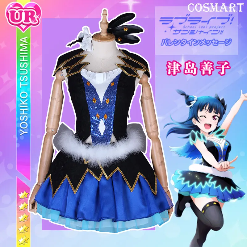 Anime LoveLive Sunshine!Aqours Tsushima Yoshiko Water Blue NEW World Dress Halloween Cosplay Costume Suit For Women Outfit
Anime LoveLive Sunshine!Aqours Tsushima Yoshiko Water Blue NEW World Dress Halloween Cosplay Costume Suit For Women Outfit