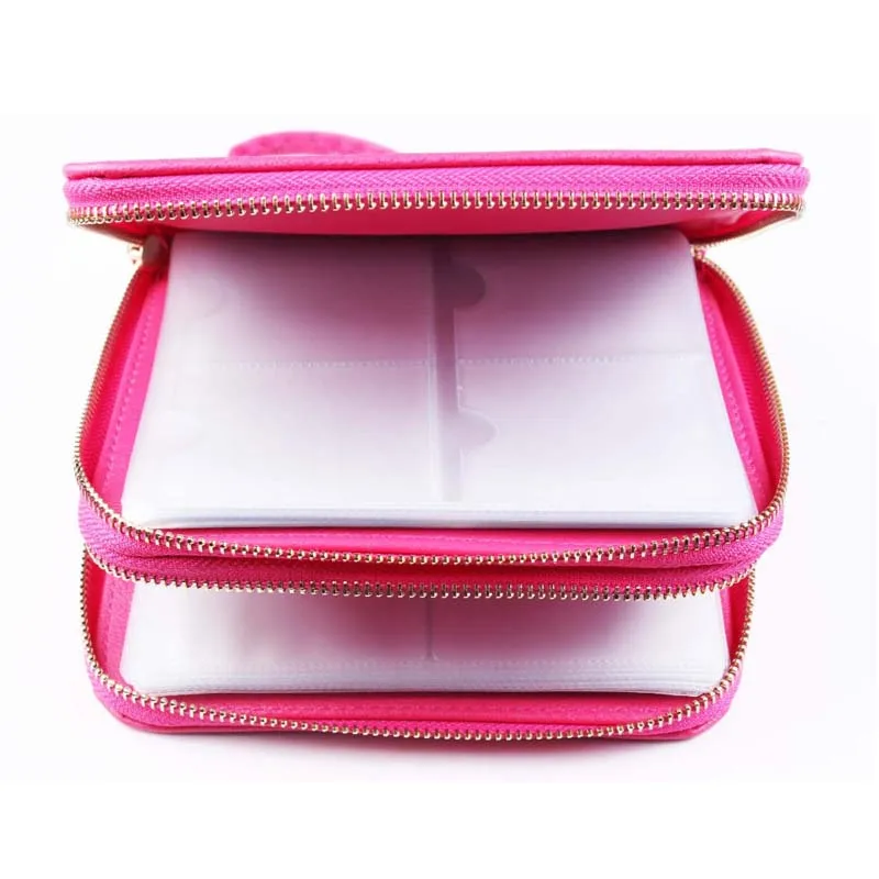 1Pc 192 Slots PU Leather Nail Plates Holder Storage Bag Nail Art Stamping Double layer Image Plate Case/Folder
1Pc 192 Slots PU Leather Nail Plates Holder Storage Bag Nail Art Stamping Double layer Image Plate Case/Folder