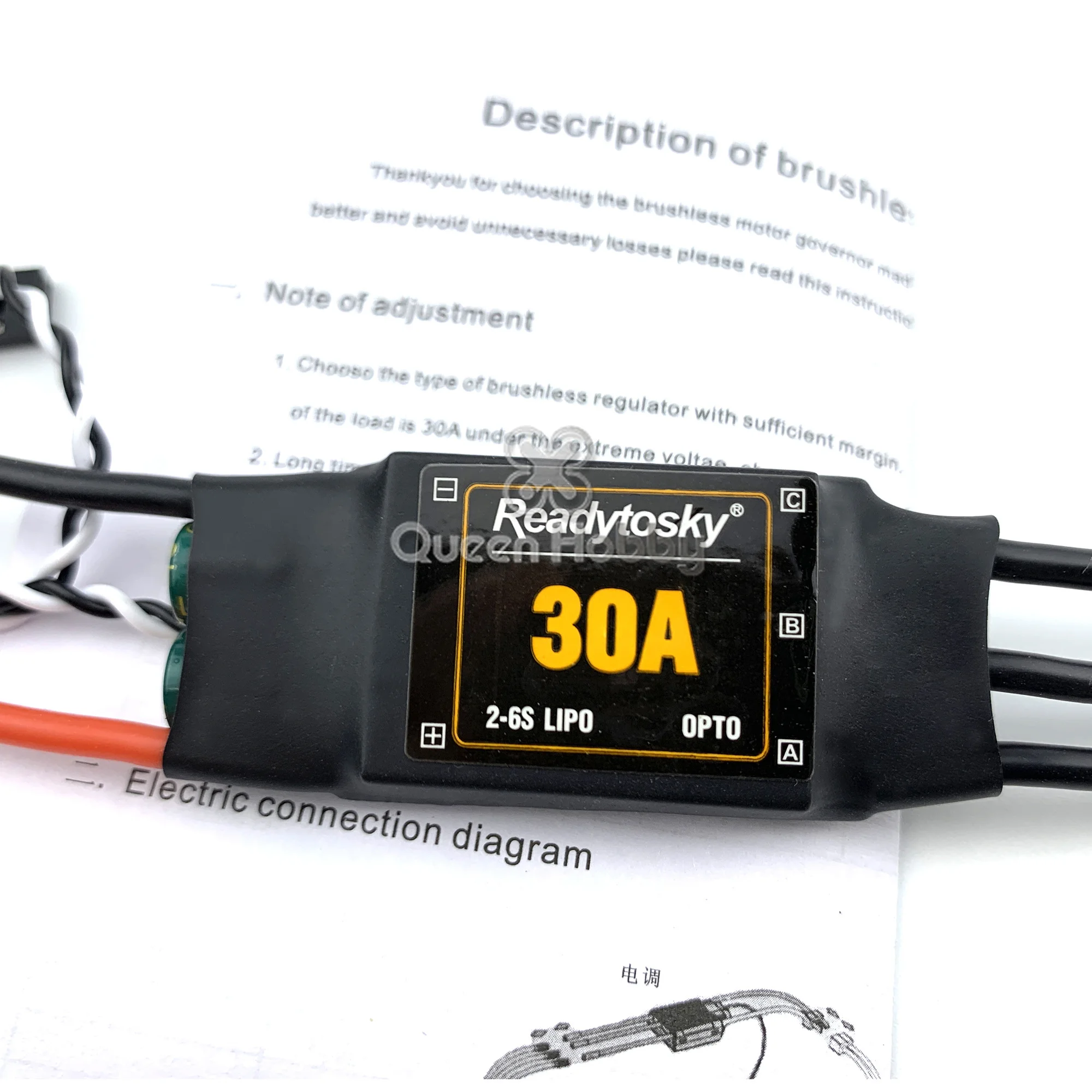 Электронный регулятор скорости 2-6S 30A OPTO ESC для радиоуправляемого квадрокоптера мультикоптера F450 F550
Электронный регулятор скорости 2-6S 30A OPTO ESC для радиоуправляемого квадрокоптера мультикоптера F450 F550