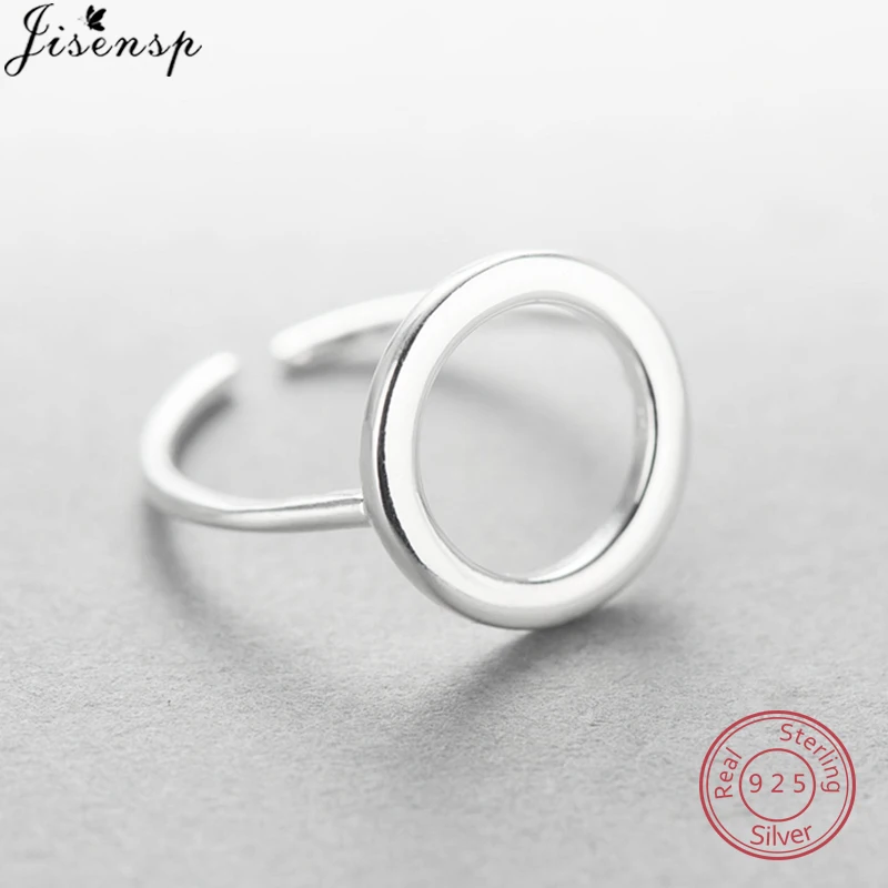 Jisensp 925 Sterling Silver Simple Karma Circle Rings for Women Trendy Round Ring Anel Party Wedding Band Jewelry Bijoux
Jisensp 925 Sterling Silver Simple Karma Circle Rings for Women Trendy Round Ring Anel Party Wedding Band Jewelry Bijoux