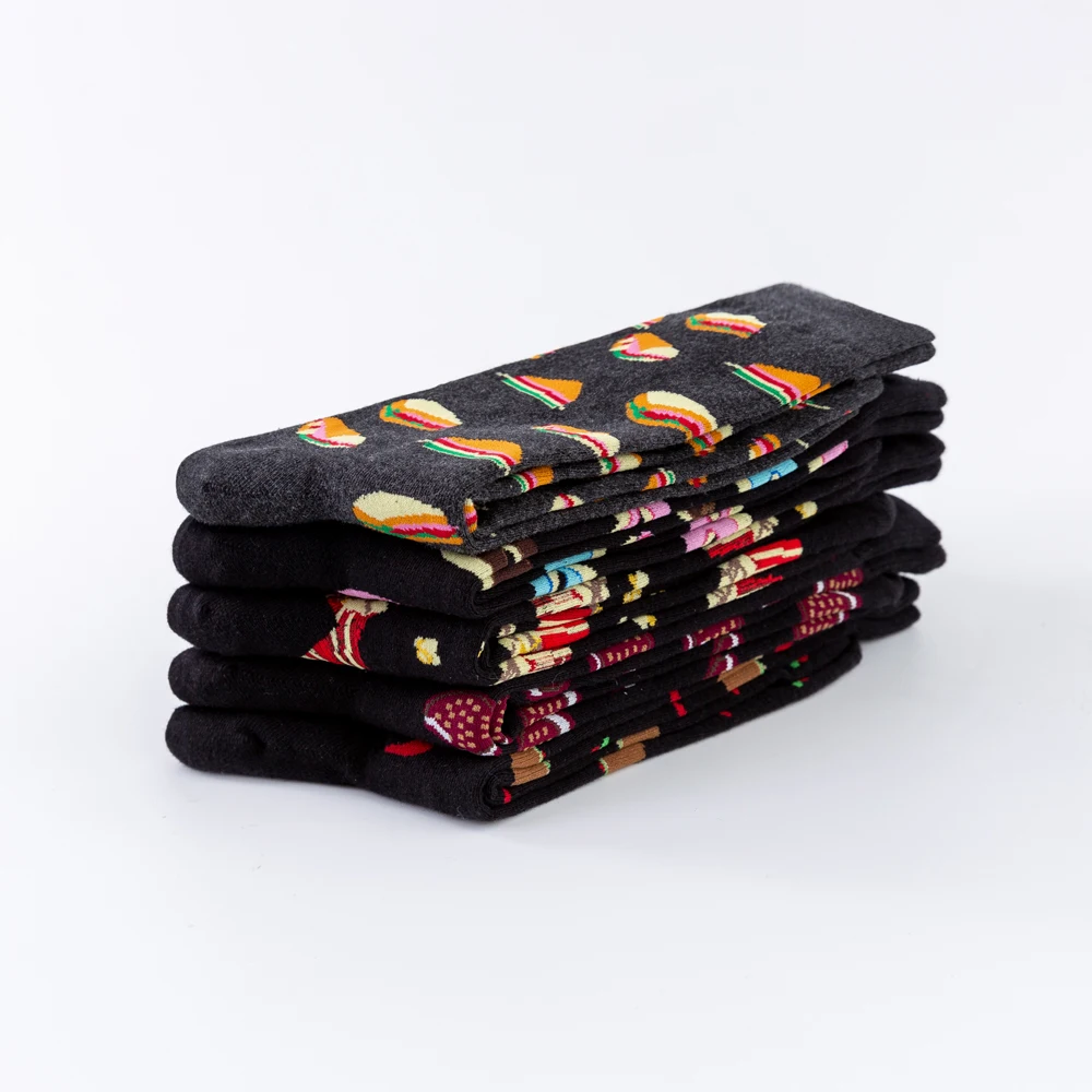 New 2019 Funny Sandwich Hamburger Doughnut Cookie Wedding Socks Men Food Pattern Crew Combed Cotton Novelty Skateboard Socks
New 2019 Funny Sandwich Hamburger Doughnut Cookie Wedding Socks Men Food Pattern Crew Combed Cotton Novelty Skateboard Socks