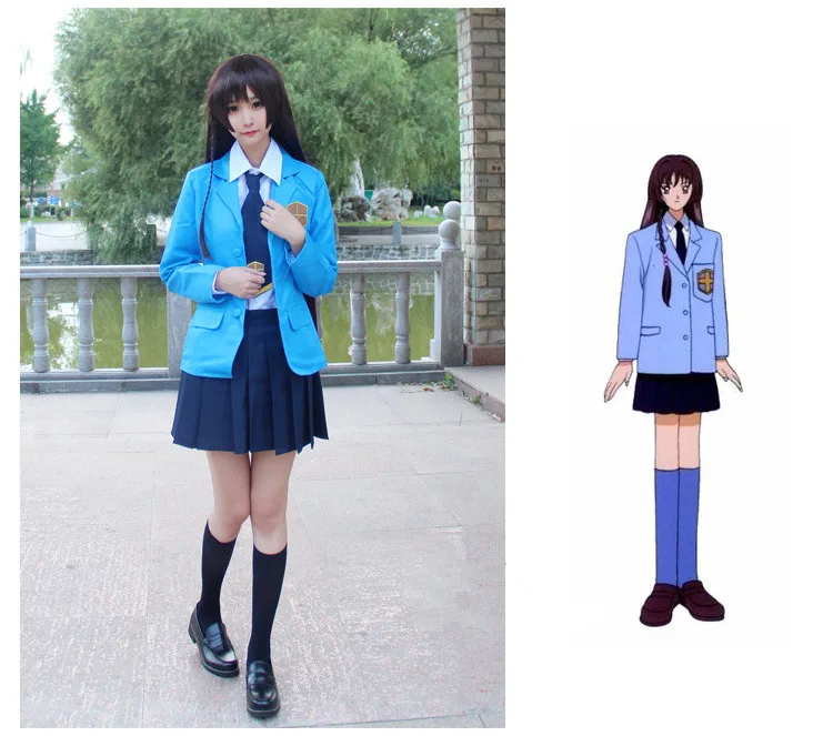 Anime!Cardcaptor Sakura Akizuki Nakuru Ruby Moon School Uniform Cosplay Costume shirt+coat+skirt+tie Free Shipping
Anime!Cardcaptor Sakura Akizuki Nakuru Ruby Moon School Uniform Cosplay Costume shirt+coat+skirt+tie Free Shipping