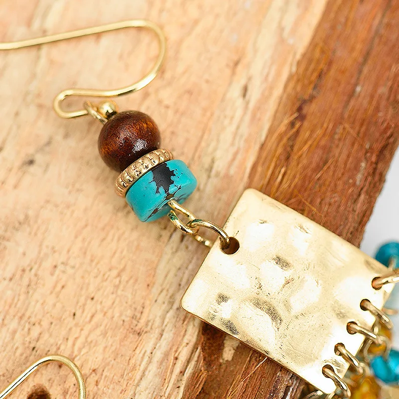 JINSE Fashion Women Multi-layer Gold chain Tassel Earrings Long Natural stone pendant Earrings 2017 New arrival JHX080
JINSE Fashion Women Multi-layer Gold chain Tassel Earrings Long Natural stone pendant Earrings 2017 New arrival JHX080