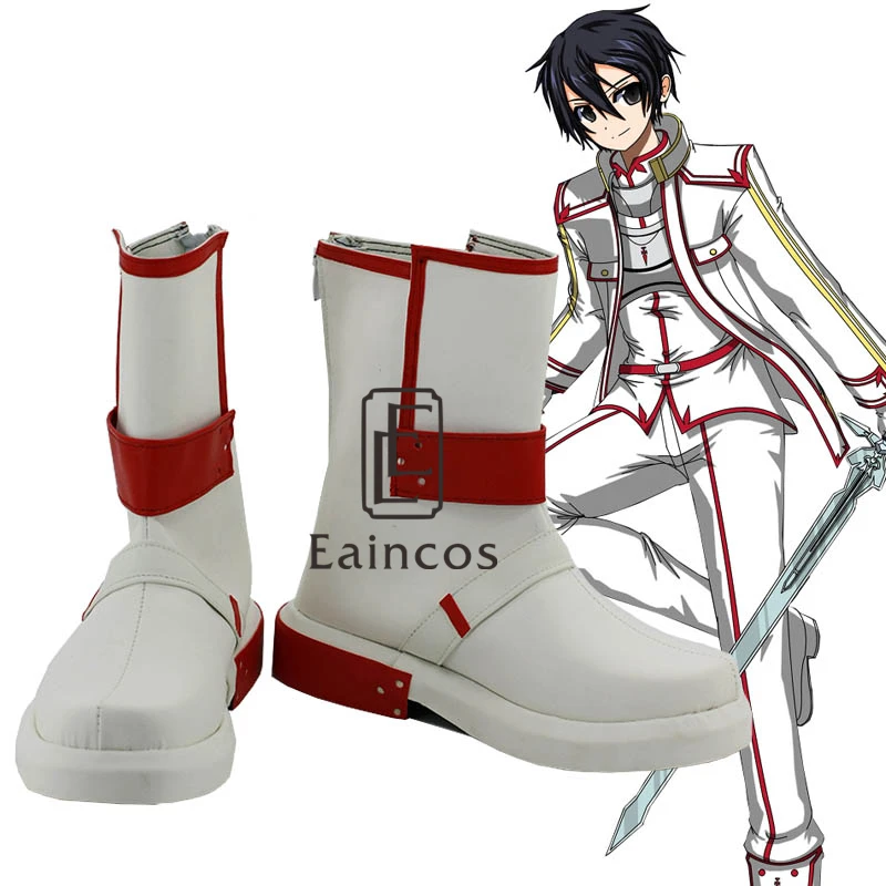 Anime Sword Art Online Kirito Knights of the Blood Boots Cosplay Party Shoes Custom-made
Anime Sword Art Online Kirito Knights of the Blood Boots Cosplay Party Shoes Custom-made