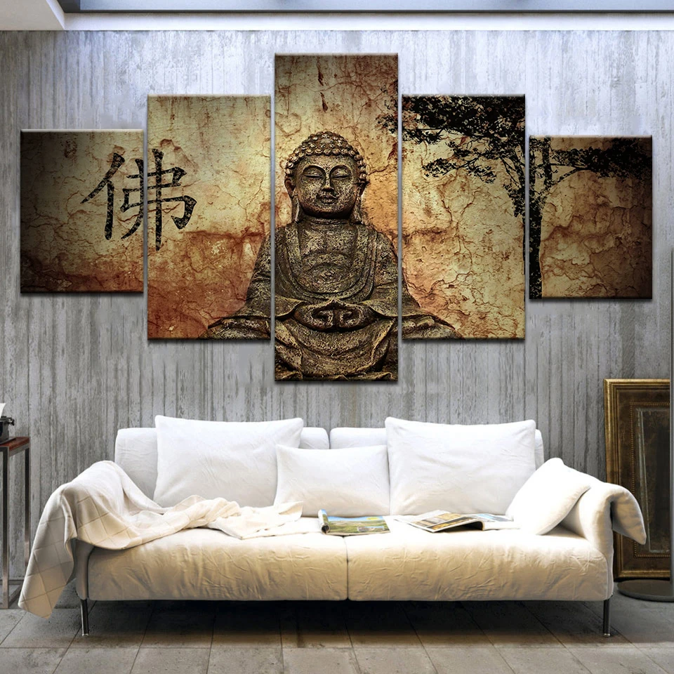 5Panel/piece HD Printed Lienzo de buda cuadros budas wall posters Print On Canvas Art Painting For home living room decoration
5Panel/piece HD Printed Lienzo de buda cuadros budas wall posters Print On Canvas Art Painting For home living room decoration