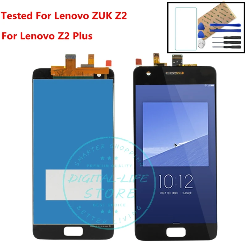 ЖК дисплей для Lenovo ZUK Z2 сенсорный экран Plus дигитайзер в сборе Сменные запасные