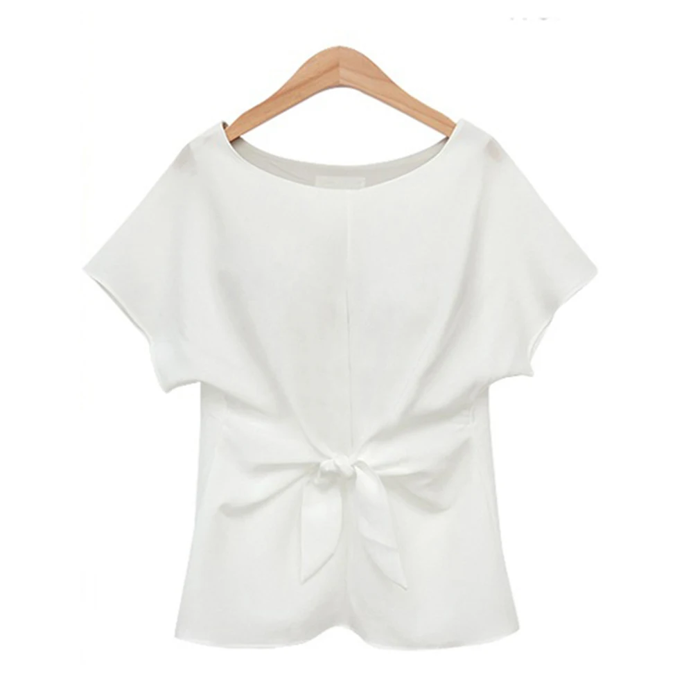 2020 Fashion Women Summer Loose Chiffon Bow Knot Tie Short Sleeve T-Shirt Tops New Arrive
2020 Fashion Women Summer Loose Chiffon Bow Knot Tie Short Sleeve T-Shirt Tops New Arrive