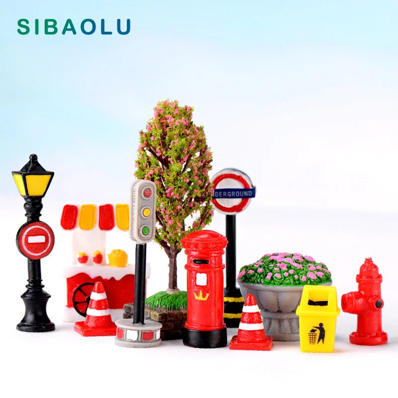 Street Sign Light Mailbox Model Miniature figurine simulation Landscape wedding decoration fairy garden statue Home Gift garden
Street Sign Light Mailbox Model Miniature figurine simulation Landscape wedding decoration fairy garden statue Home Gift garden
