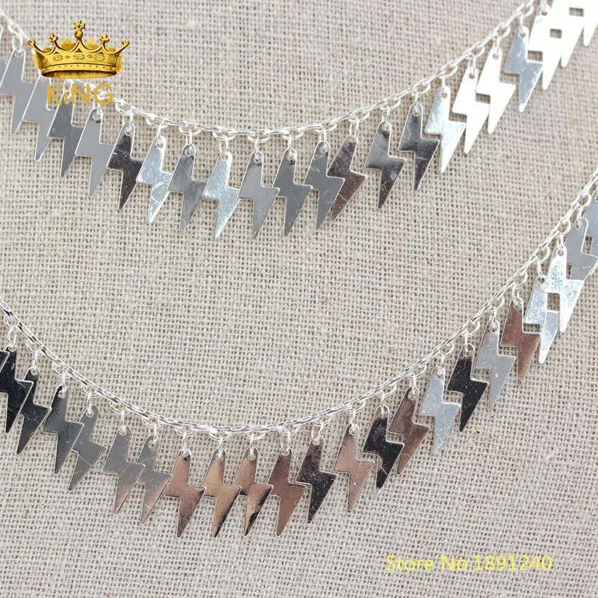 5meters Lightning Bolt Chains Findings,Lightning Bolts Charms Copper Wire Wrapped Plated Silver Connectors Chokers Chains ZJ286
5meters Lightning Bolt Chains Findings,Lightning Bolts Charms Copper Wire Wrapped Plated Silver Connectors Chokers Chains ZJ286