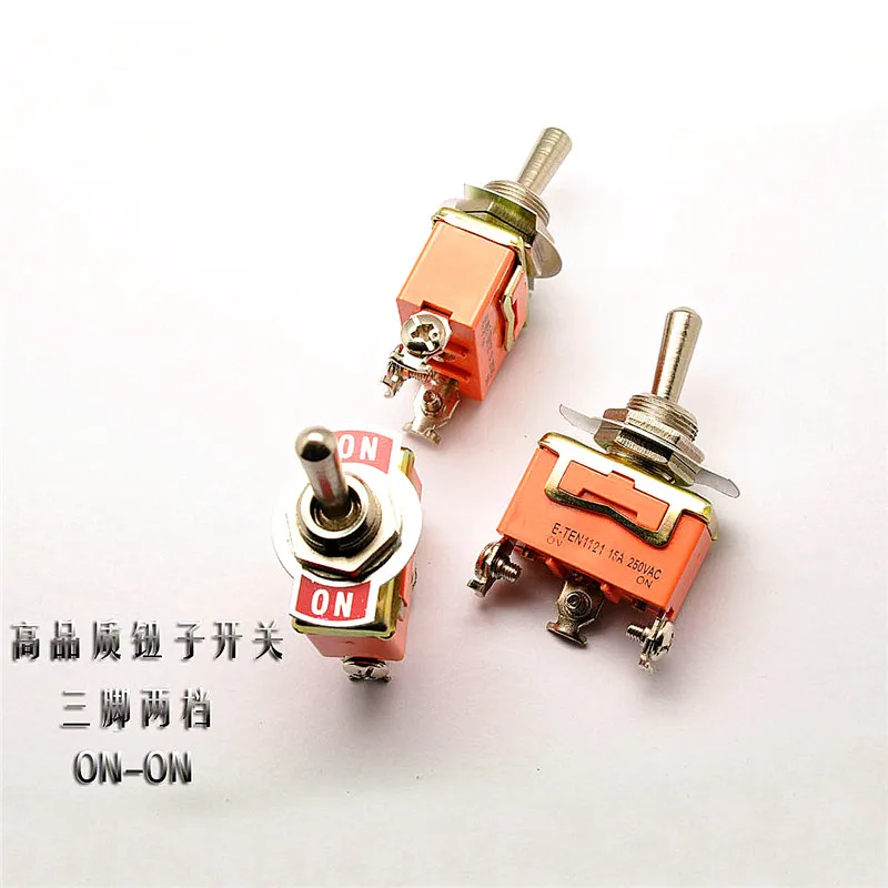 2PCS YT2119 15A 250VAC 3PIN ON-ON E-TEN1121 Toggle switch Rocker switch The power switch Free Shipping micro switch
2PCS YT2119 15A 250VAC 3PIN ON-ON E-TEN1121 Toggle switch Rocker switch The power switch Free Shipping micro switch