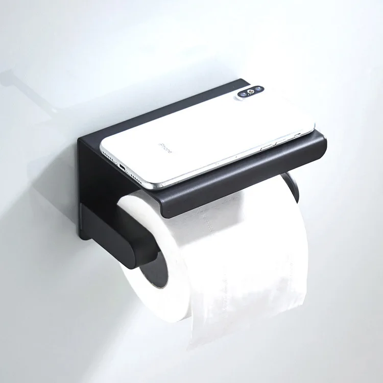 Stainless Steel Black Kitchen Paper Towel Holder with Phone Shelf Roll Holder Wall Hanging Bathroom Accessories Free Shipping
Stainless Steel Black Kitchen Paper Towel Holder with Phone Shelf Roll Holder Wall Hanging Bathroom Accessories Free Shipping